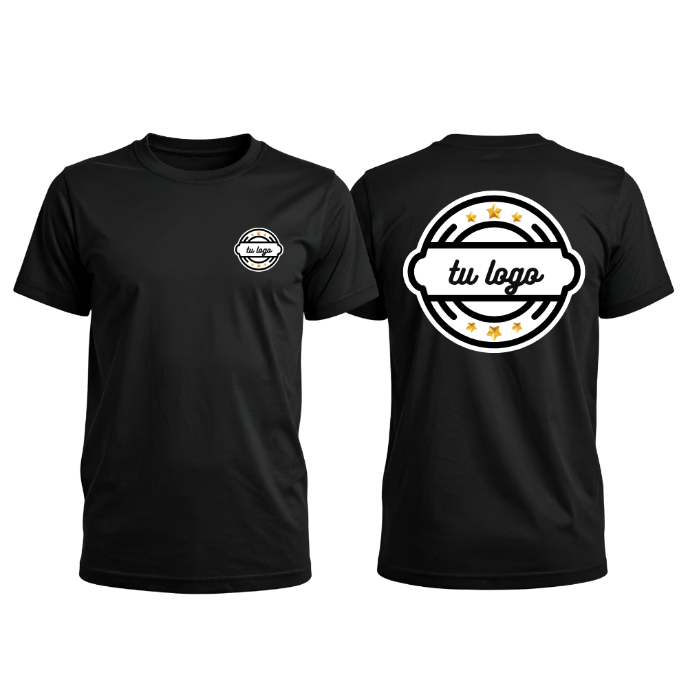 Remera personalizada negra